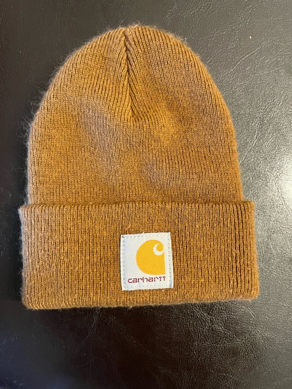 Infant Carhartt Classic Cuffed Beanie - Brown Acrylic